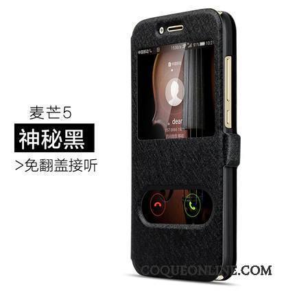 Huawei G9 Plus Coque De Téléphone Blanc Étui En Cuir Protection Clamshell Incassable