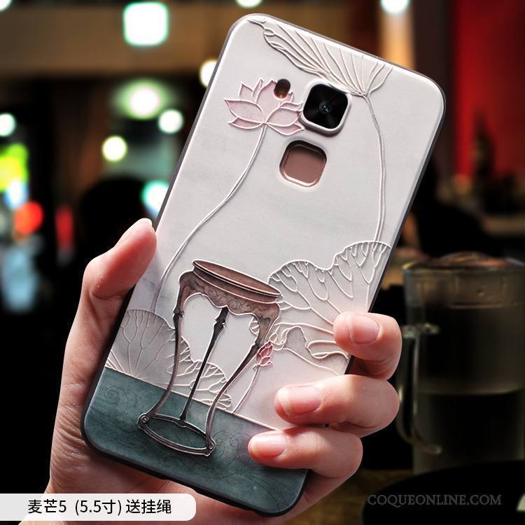 Huawei G9 Plus Coque De Téléphone Incassable Étui Ornements Suspendus Tout Compris Silicone Style Chinois