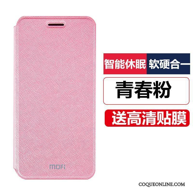 Huawei G9 Plus Coque Housse Étui En Cuir Protection Silicone Ornements Suspendus Rose Incassable