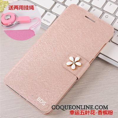 Huawei G9 Plus Coque Incassable Clamshell Tendance Étui En Cuir Protection Rouge