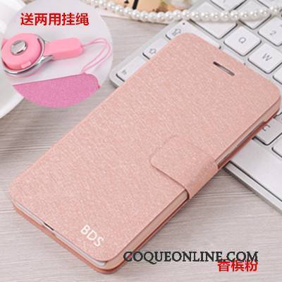 Huawei G9 Plus Coque Incassable Clamshell Tendance Étui En Cuir Protection Rouge