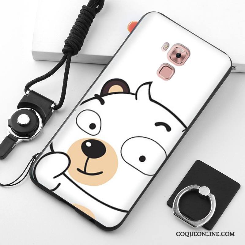 Huawei G9 Plus Coque Incassable Protection Étui Blanc Noir Silicone Téléphone Portable
