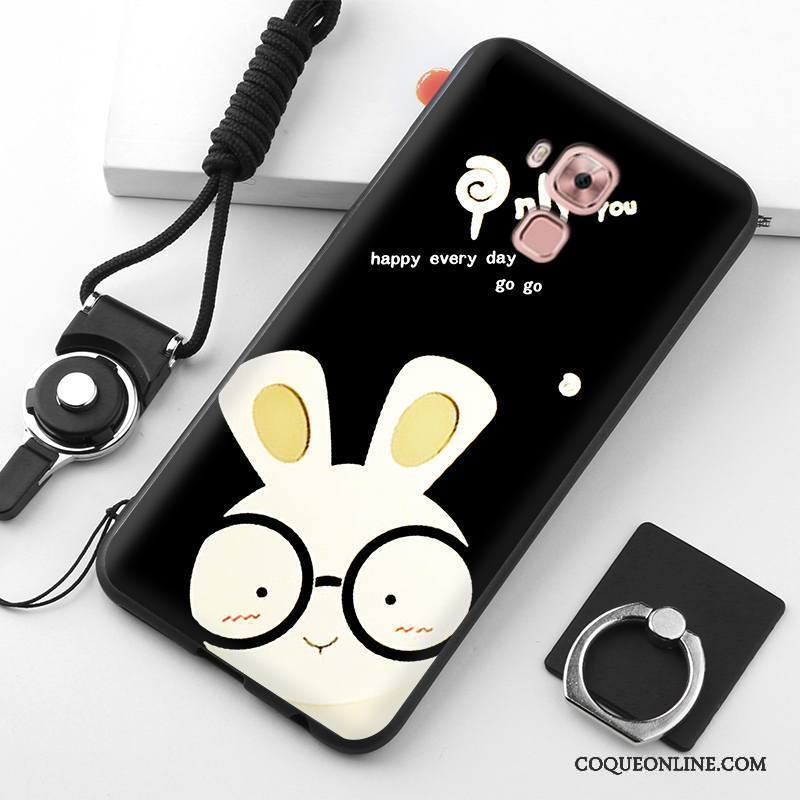 Huawei G9 Plus Coque Incassable Protection Étui Blanc Noir Silicone Téléphone Portable