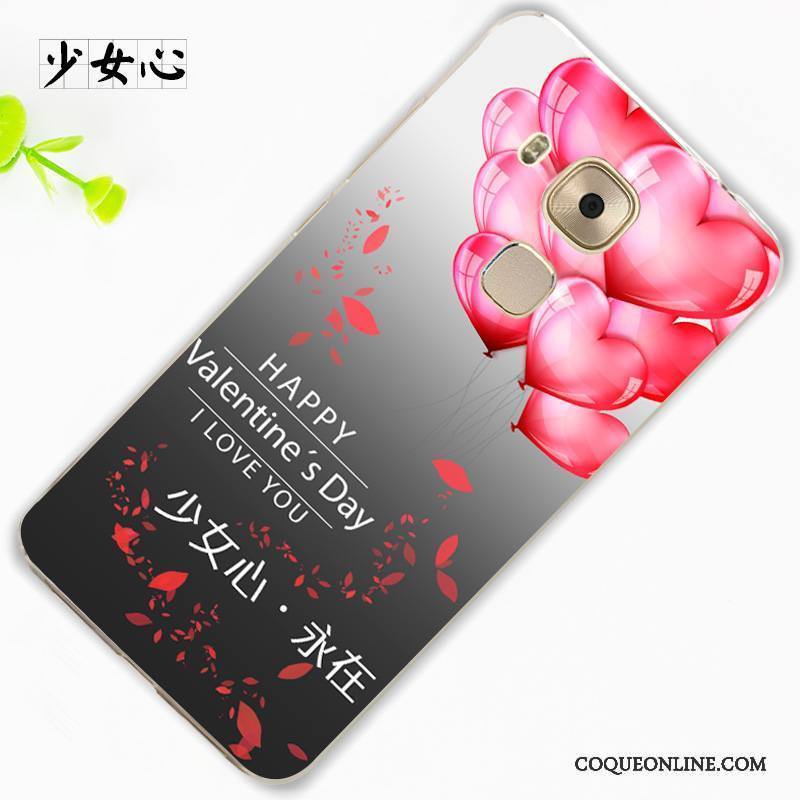 Huawei G9 Plus Coque Protection Ornements Suspendus Étui De Téléphone Rose Tendance