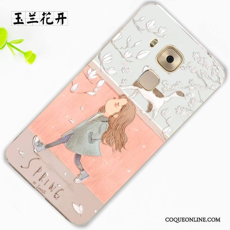 Huawei G9 Plus Coque Protection Ornements Suspendus Étui De Téléphone Rose Tendance