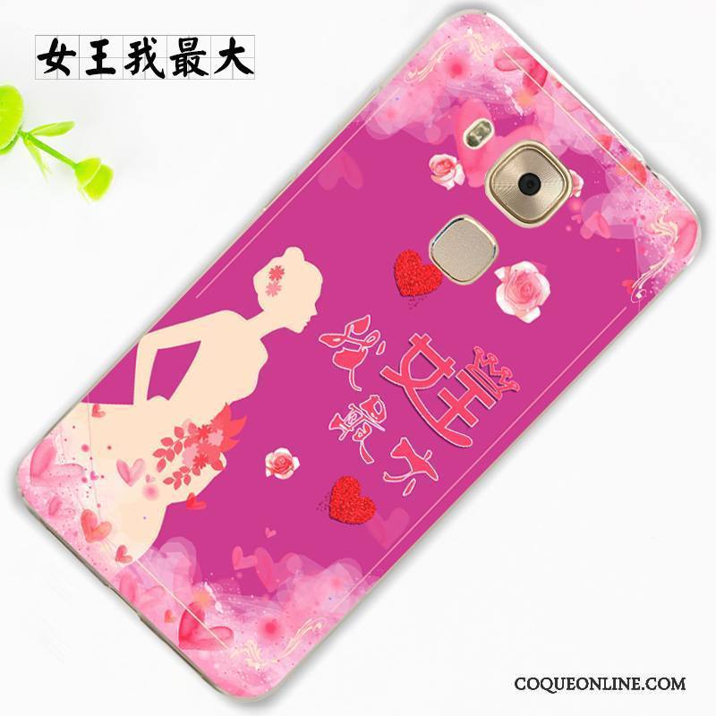 Huawei G9 Plus Coque Protection Ornements Suspendus Étui De Téléphone Rose Tendance