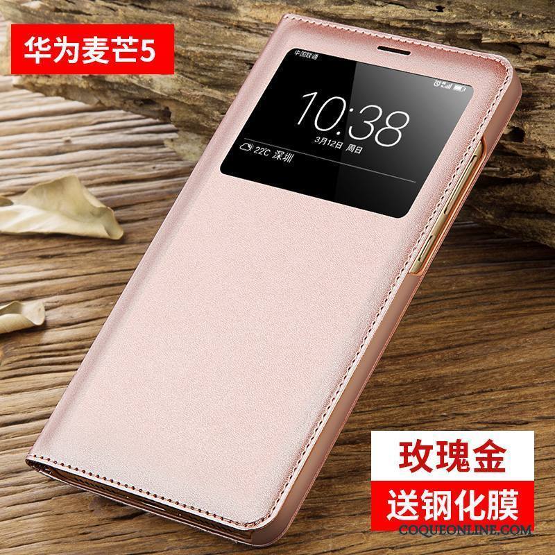 Huawei G9 Plus Coque Tout Compris Bleu Clamshell Protection Étui Incassable Étui En Cuir