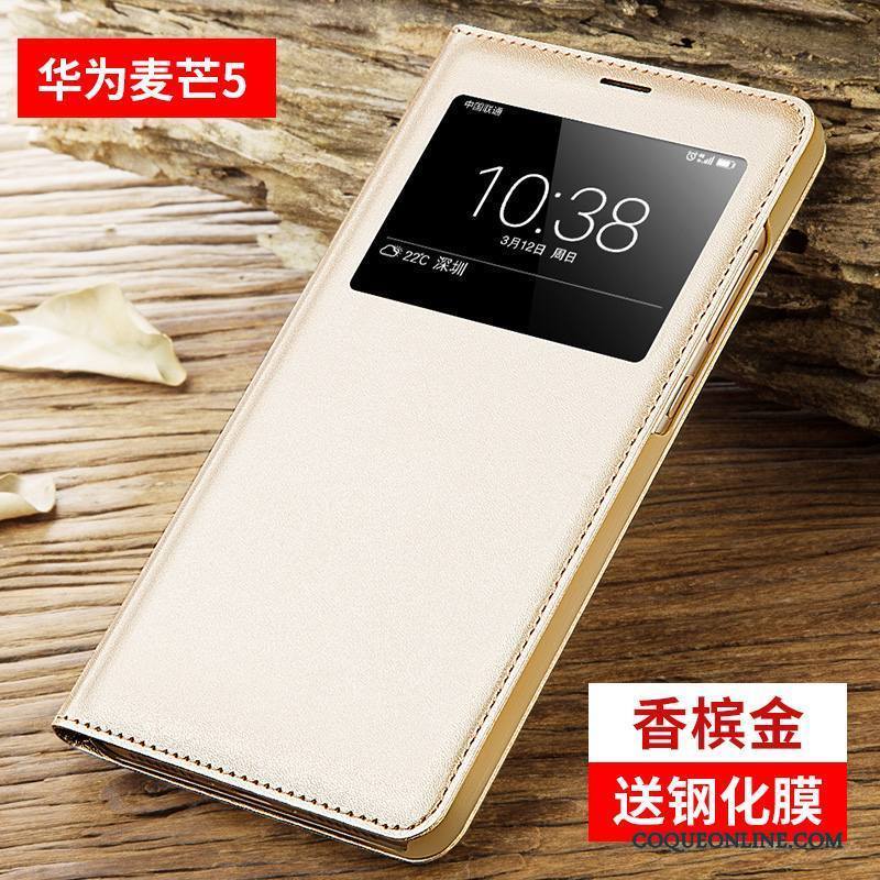 Huawei G9 Plus Coque Tout Compris Bleu Clamshell Protection Étui Incassable Étui En Cuir