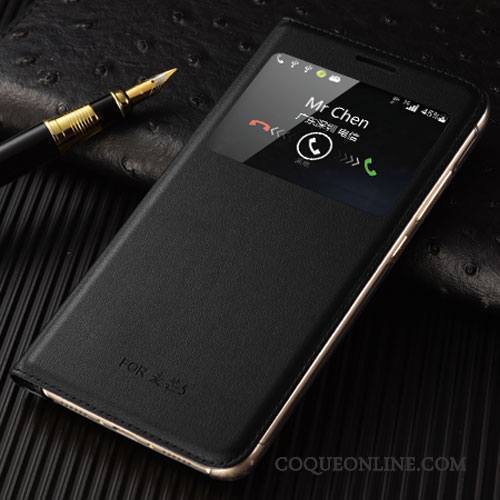 Huawei G9 Plus Incassable Protection Coque De Téléphone Clamshell Étui Étui En Cuir Or