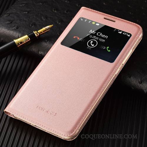 Huawei G9 Plus Incassable Protection Coque De Téléphone Clamshell Étui Étui En Cuir Or