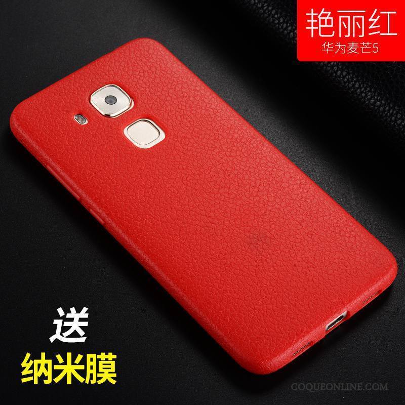 Huawei G9 Plus Incassable Protection Coque De Téléphone Noir Étui Fluide Doux Silicone