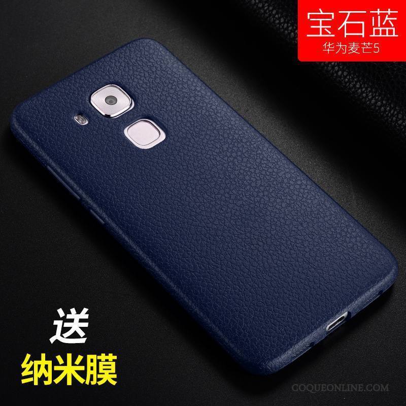 Huawei G9 Plus Incassable Protection Coque De Téléphone Noir Étui Fluide Doux Silicone