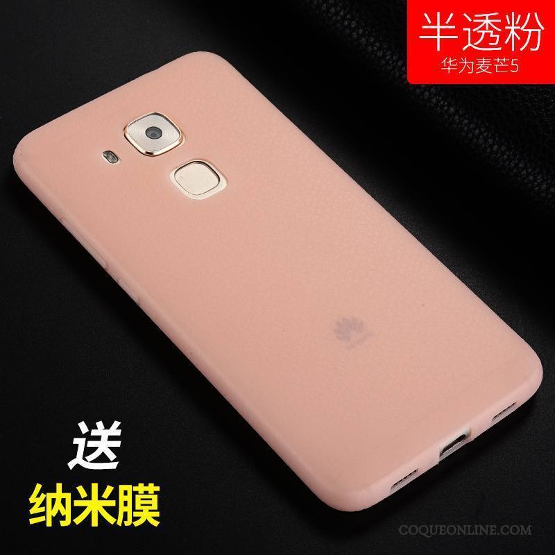 Huawei G9 Plus Incassable Protection Coque De Téléphone Noir Étui Fluide Doux Silicone