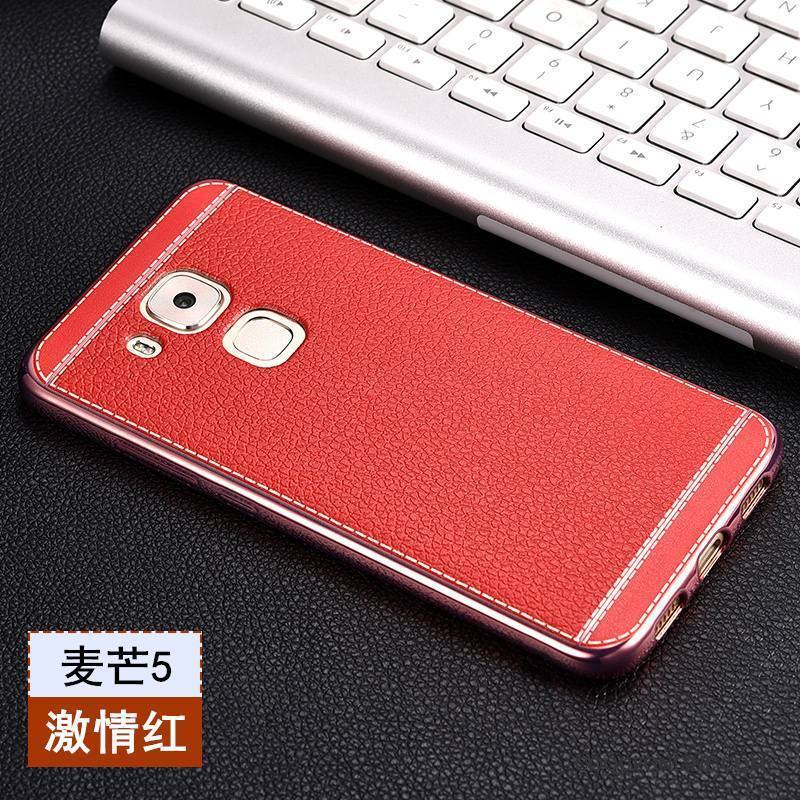 Huawei G9 Plus Incassable Protection Silicone Étui Coque De Téléphone Téléphone Portable Rouge