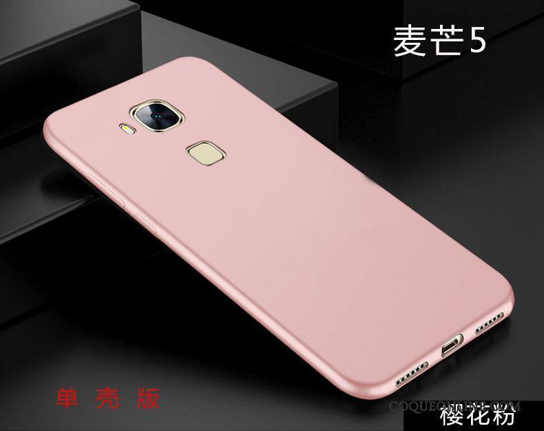 Huawei G9 Plus Incassable Tout Compris Noir Fluide Doux Étui Coque De Téléphone Délavé En Daim