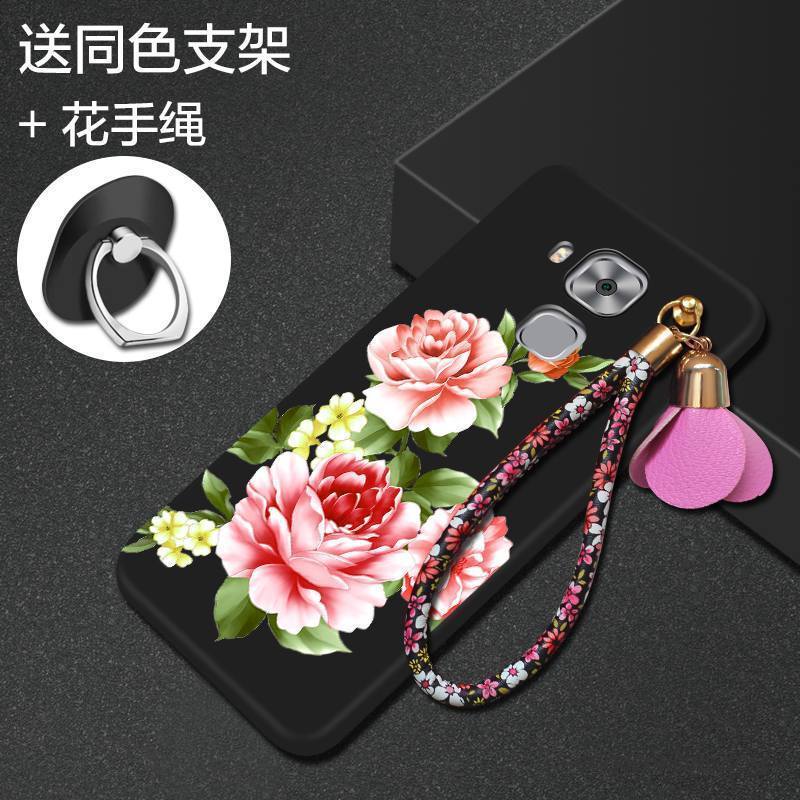 Huawei G9 Plus Noir Fluide Doux Silicone Coque De Téléphone Incassable Tendance Étui