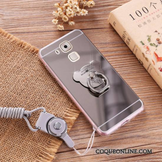 Huawei G9 Plus Ornements Suspendus Coque De Téléphone Silicone Tout Compris Créatif Argent Protection