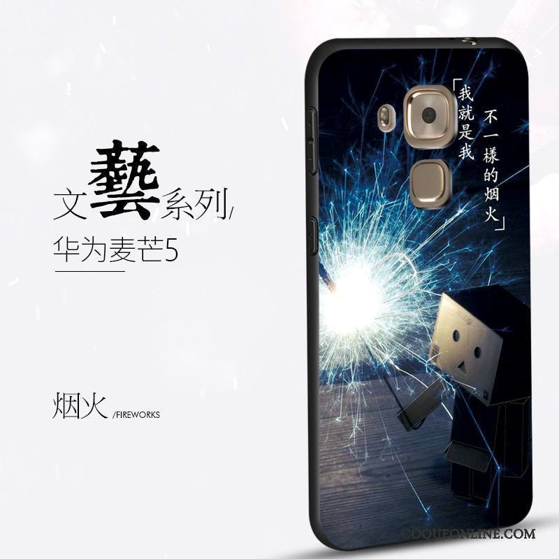 Huawei G9 Plus Ornements Suspendus Violet Étui Coque De Téléphone Personnalité Silicone Protection