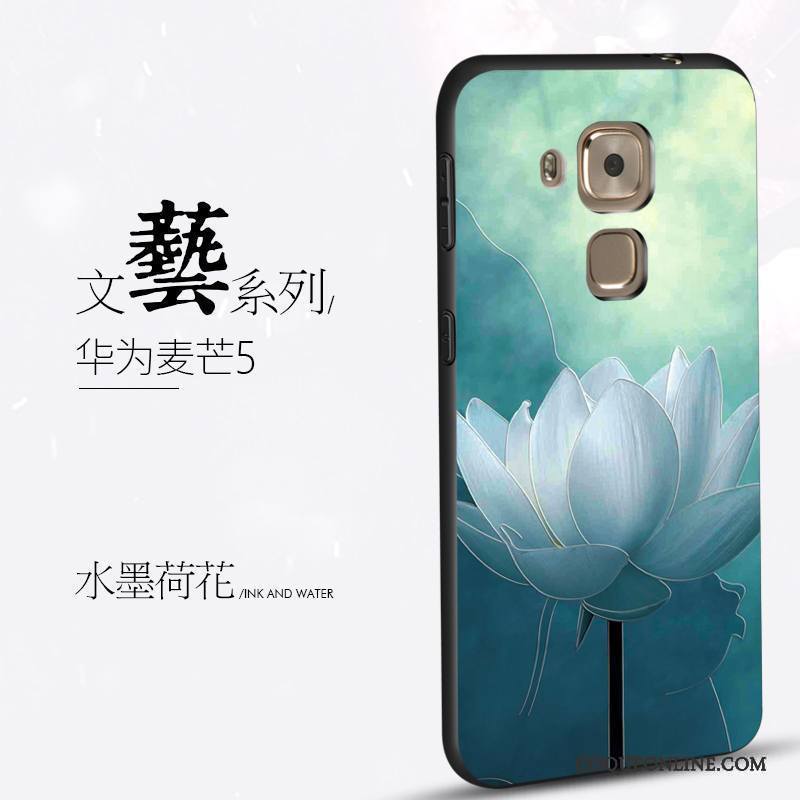 Huawei G9 Plus Ornements Suspendus Violet Étui Coque De Téléphone Personnalité Silicone Protection