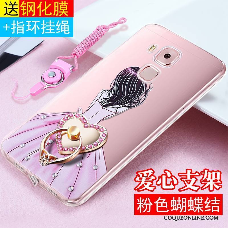 Huawei G9 Plus Protection Ornements Suspendus Fluide Doux Transparent Coque De Téléphone Tout Compris Étui