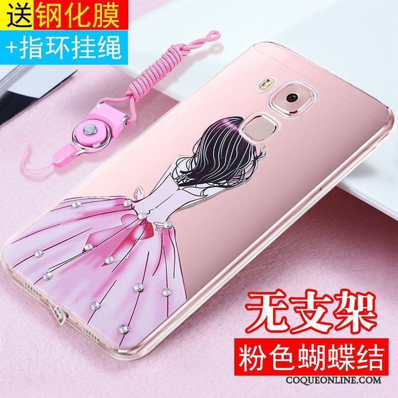 Huawei G9 Plus Protection Ornements Suspendus Fluide Doux Transparent Coque De Téléphone Tout Compris Étui