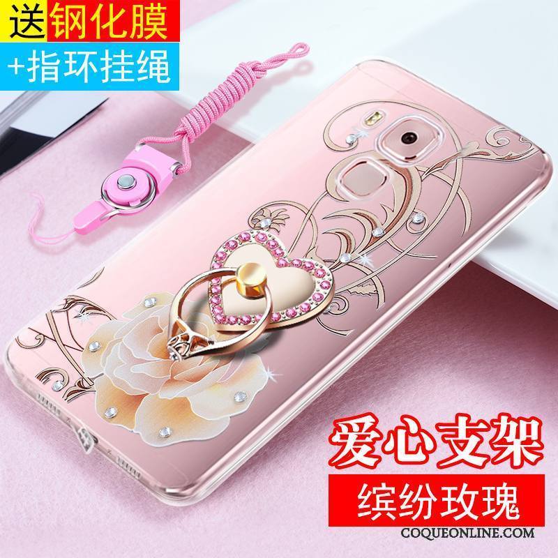 Huawei G9 Plus Protection Ornements Suspendus Fluide Doux Transparent Coque De Téléphone Tout Compris Étui