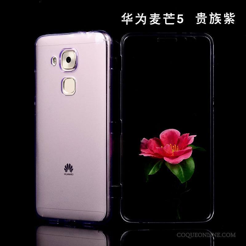 Huawei G9 Plus Silicone Fluide Doux Téléphone Portable Légère Housse Coque De Téléphone Rose