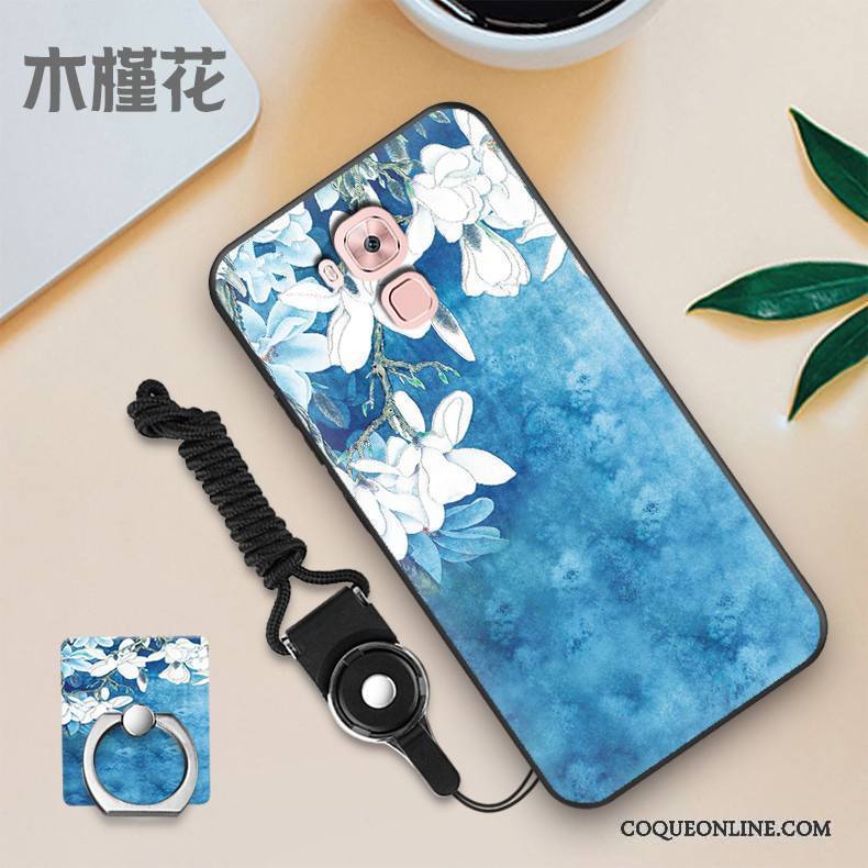 Huawei G9 Plus Téléphone Portable Coque De Téléphone Silicone Étui Vert Fluide Doux Délavé En Daim