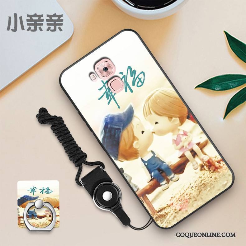 Huawei G9 Plus Téléphone Portable Coque De Téléphone Silicone Étui Vert Fluide Doux Délavé En Daim