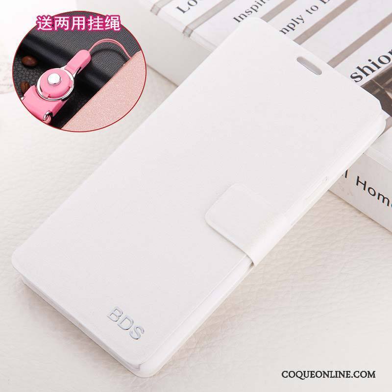 Huawei G9 Plus Étui En Cuir Protection Coque De Téléphone Rose Incassable