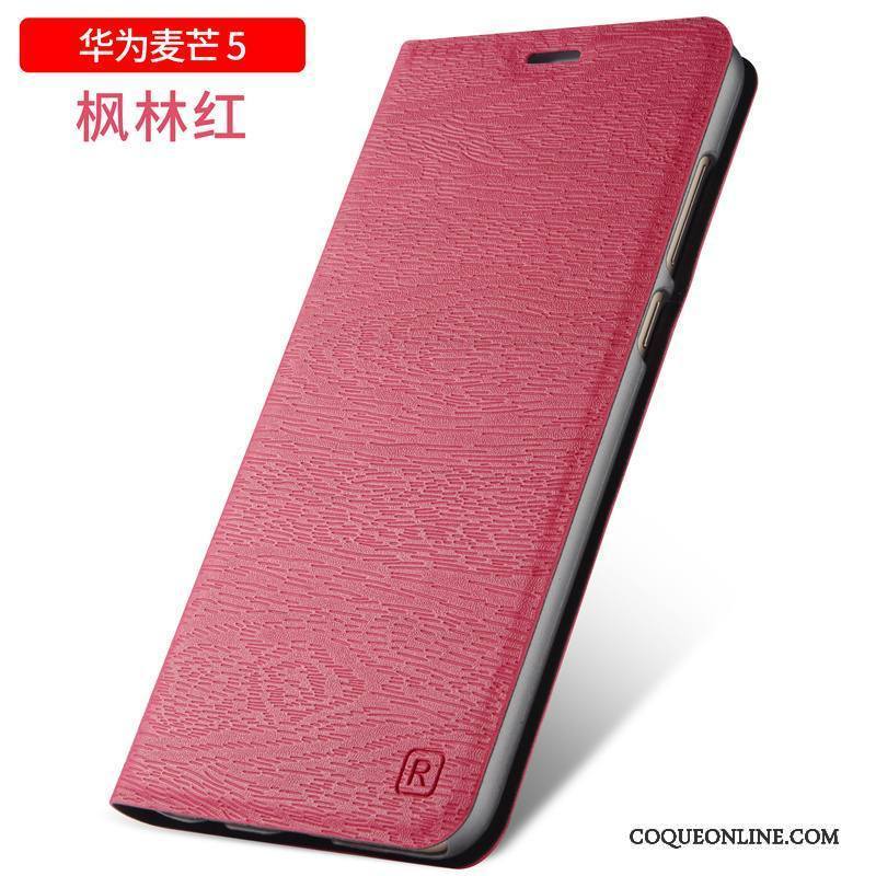 Huawei G9 Plus Étui Housse Protection Étui En Cuir Noir Incassable Coque De Téléphone