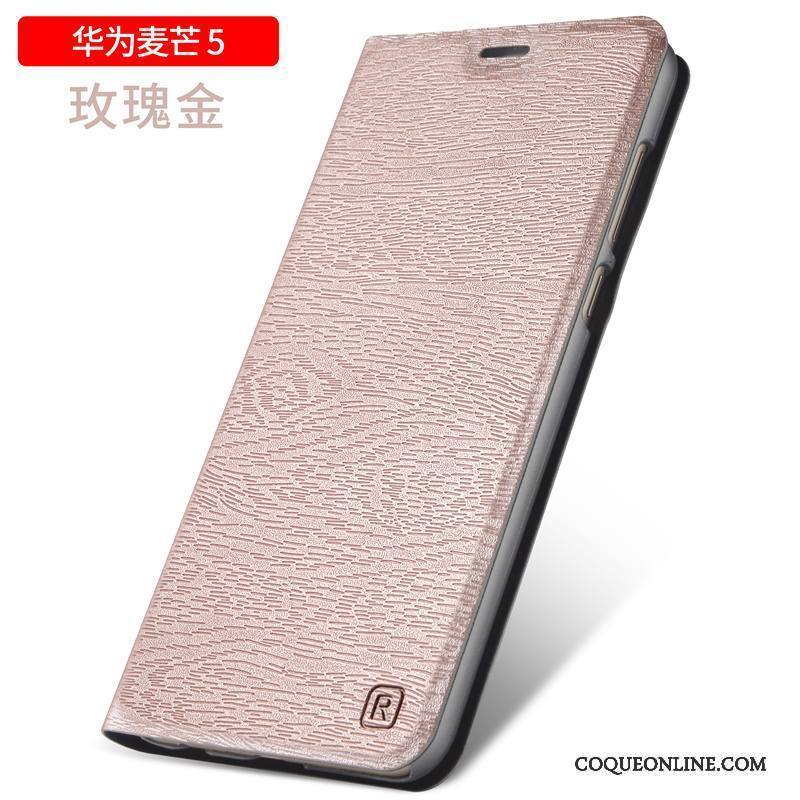 Huawei G9 Plus Étui Housse Protection Étui En Cuir Noir Incassable Coque De Téléphone
