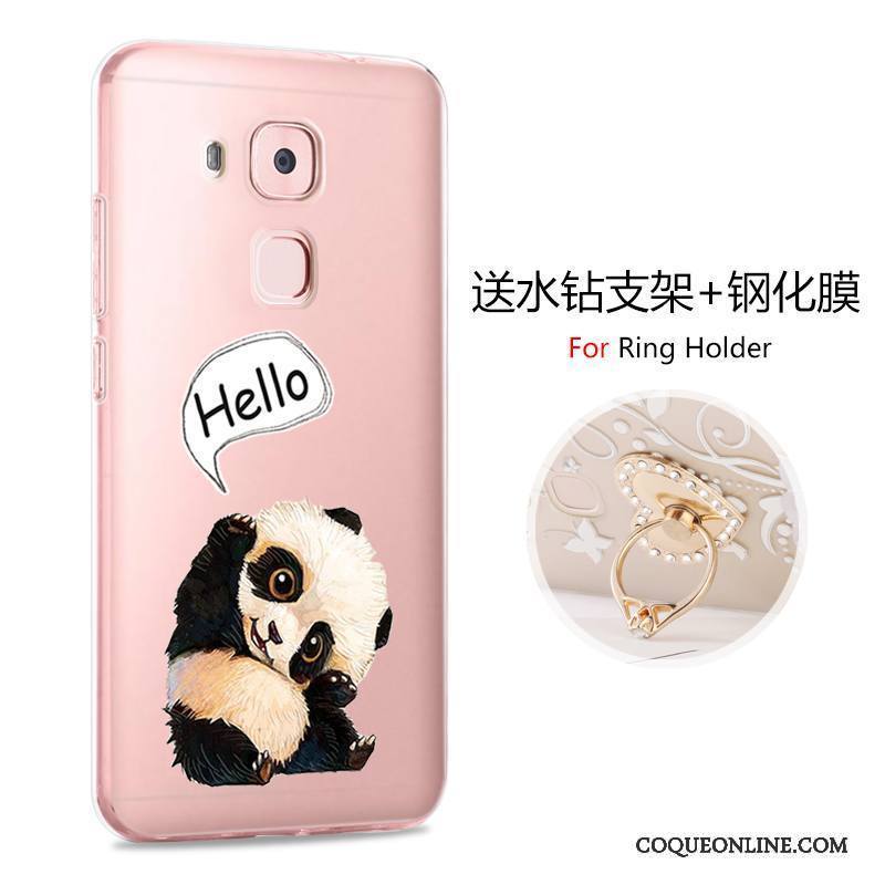 Huawei G9 Plus Étui Incassable Rose Protection Dessin Animé Coque De Téléphone Silicone