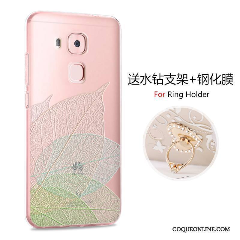 Huawei G9 Plus Étui Incassable Rose Protection Dessin Animé Coque De Téléphone Silicone