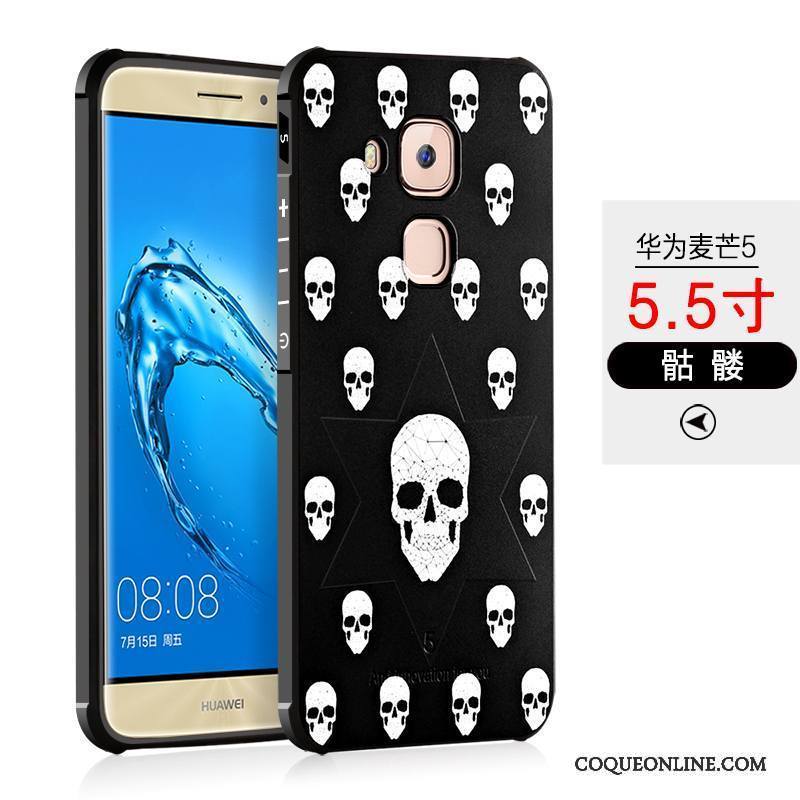 Huawei G9 Plus Étui Silicone Protection Coque De Téléphone Tout Compris Noir Incassable