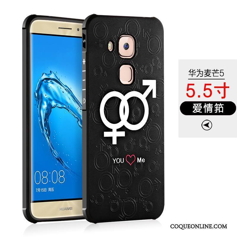 Huawei G9 Plus Étui Silicone Protection Coque De Téléphone Tout Compris Noir Incassable
