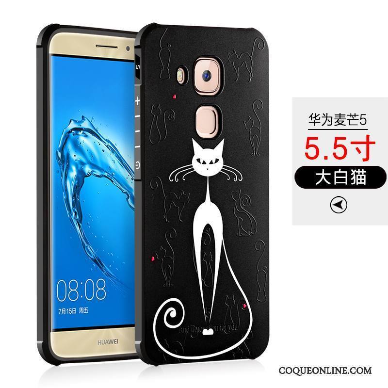 Huawei G9 Plus Étui Silicone Protection Coque De Téléphone Tout Compris Noir Incassable