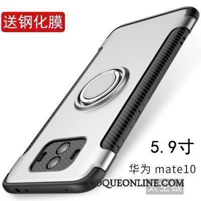 Huawei Mate 10 Anneau Coque De Téléphone Étui Silicone Armure Or Très Mince