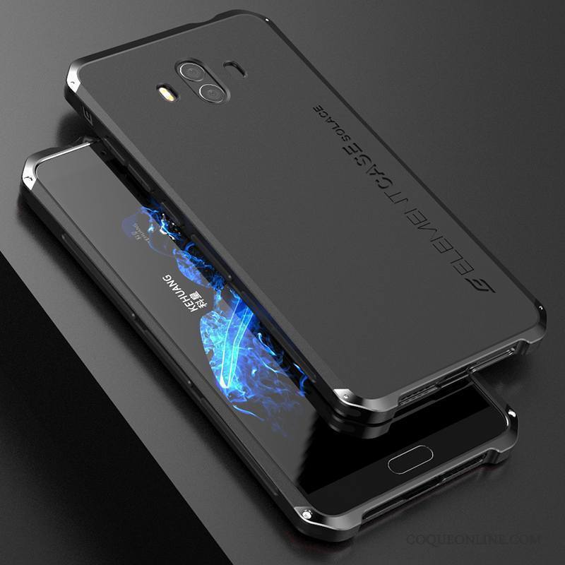 Huawei Mate 10 Coque Argent Métal Incassable Étui Téléphone Portable Personnalité Tout Compris