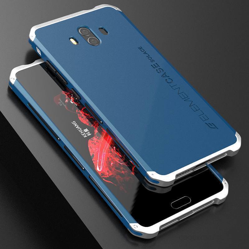 Huawei Mate 10 Coque Argent Métal Incassable Étui Téléphone Portable Personnalité Tout Compris