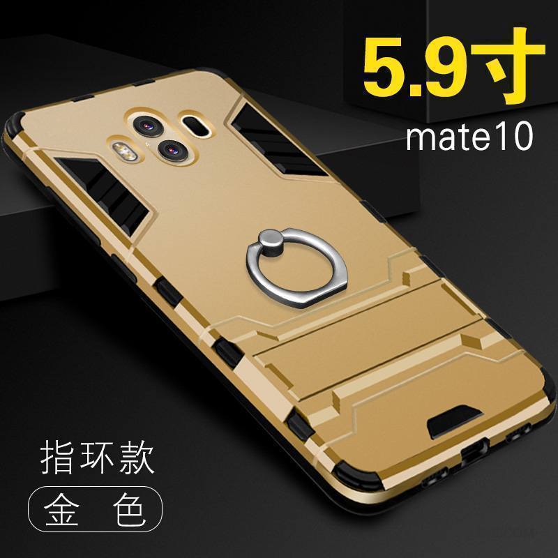 Huawei Mate 10 Coque Bleu Silicone Protection Incassable Délavé En Daim Étui Tout Compris