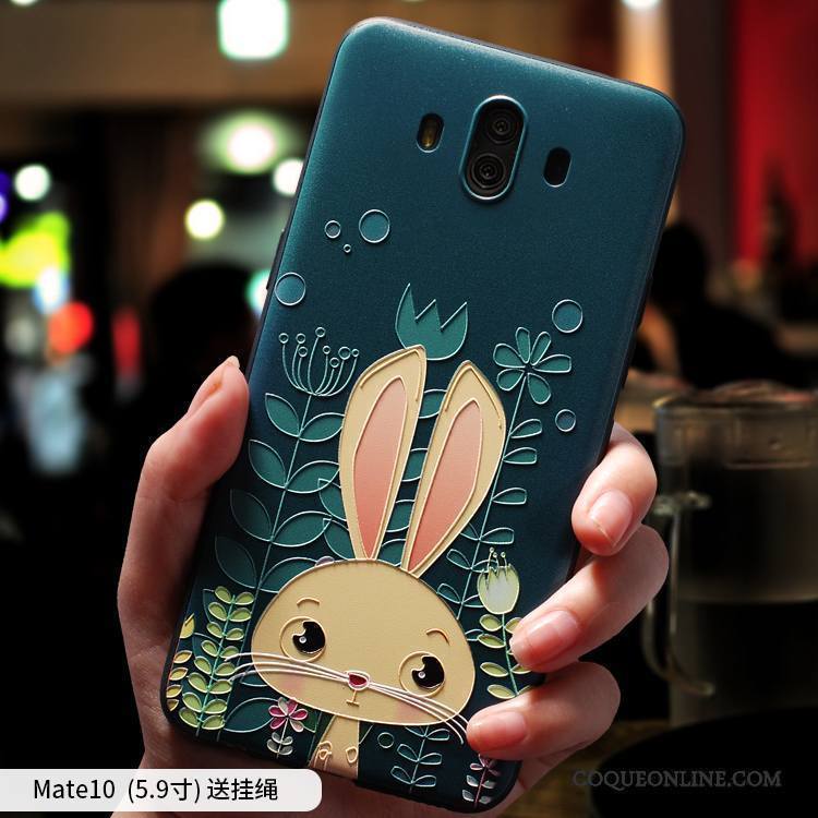 Huawei Mate 10 Coque Charmant Personnalité Étui Silicone Incassable Créatif Dessin Animé