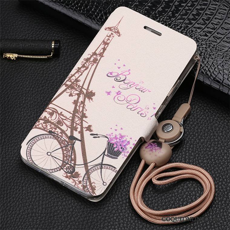 Huawei Mate 10 Coque De Téléphone Clamshell Dessin Animé Étui Gris Ornements Suspendus Incassable