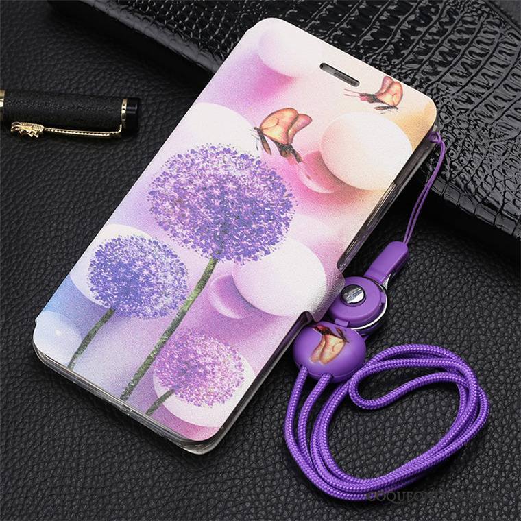 Huawei Mate 10 Coque De Téléphone Clamshell Dessin Animé Étui Gris Ornements Suspendus Incassable