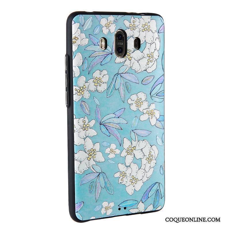 Huawei Mate 10 Coque De Téléphone Étui En Cuir Dessin Animé Peinture Gaufrage Protection Business