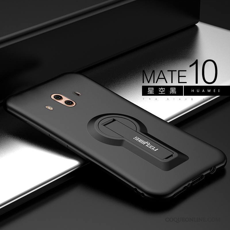 Huawei Mate 10 Coque Délavé En Daim Fluide Doux Étui Incassable Support Créatif Nouveau