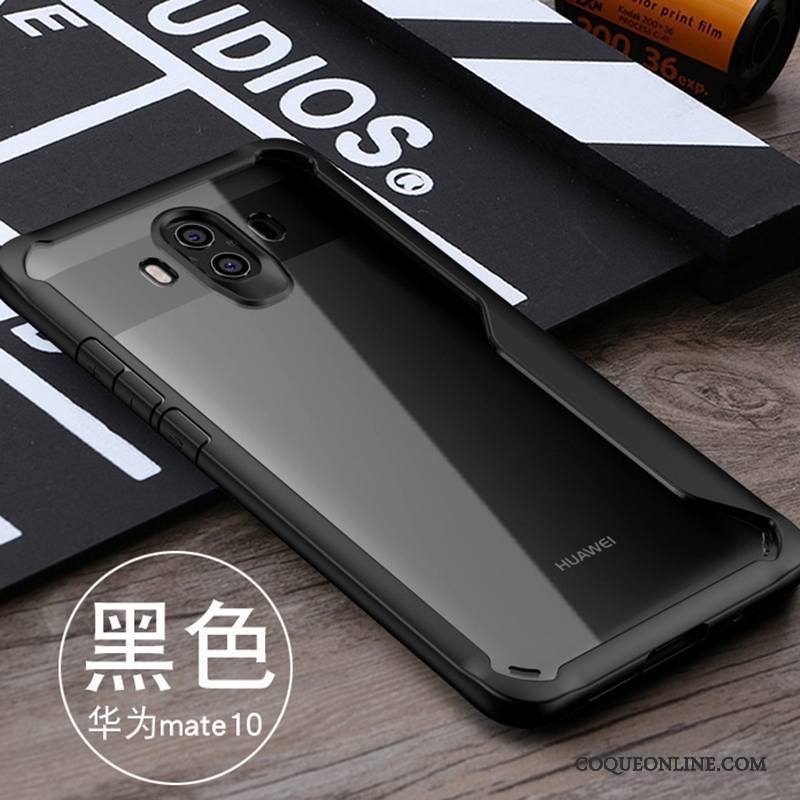 Huawei Mate 10 Coque Incassable Ballon Protection Tout Compris Noir Étui Silicone