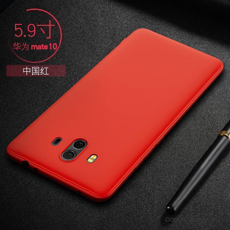 Huawei Mate 10 Coque Incassable Protection Bleu Silicone Tout Compris Étui Très Mince