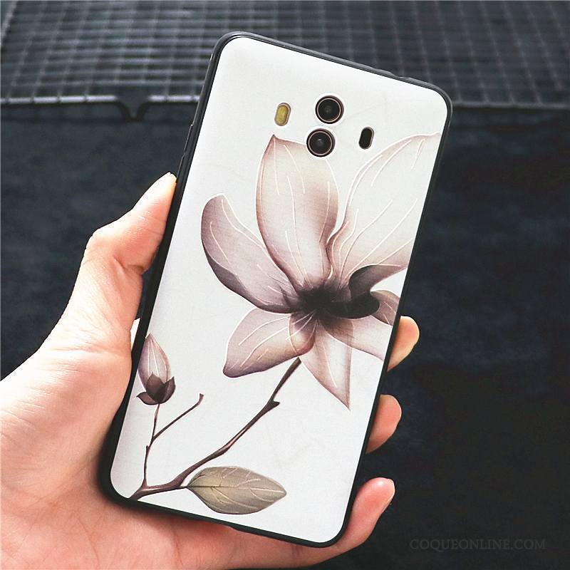 Huawei Mate 10 Coque Personnalité Fluide Doux Multicolore Incassable Étui Tendance Protection