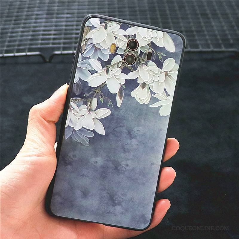 Huawei Mate 10 Coque Personnalité Fluide Doux Multicolore Incassable Étui Tendance Protection